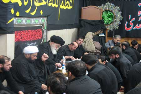 alt تصاویر برگزاری مراسم 28 صفر در حضور آیت الله العظمی سیدصادق روحانی