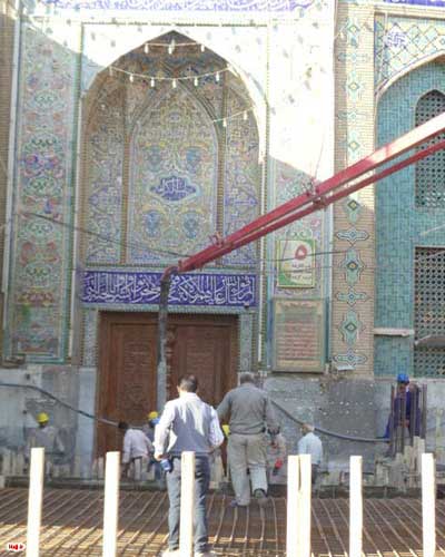 گزارش تصویری از طرح توسعه صحن مرقد مطهر امام حسین (ع)
