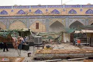 عکس بازسازی حرم مطهر عسکریین در سامرا / گزارش تصویری