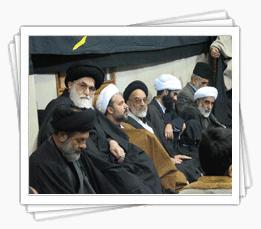 تصاویرمراسم سوگواری محرم با حضور حضرت آیت الله العظمی روحانی