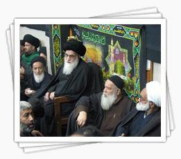 تصاویرمراسم سوگواری دهه آخرصفر با حضور حضرت آیت الله العظمی روحانی