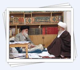 تصاویرمربوط به دیدار مراجع با حضرت آیت الله العظمی روحانی