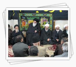 تصاویرمراسم سوگواری اربعین حسینی با حضور حضرت آیت الله العظمی روحانی