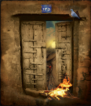 آیا خانه زهرای مرضیه علیهاالسلام دارای درب بوده است؟